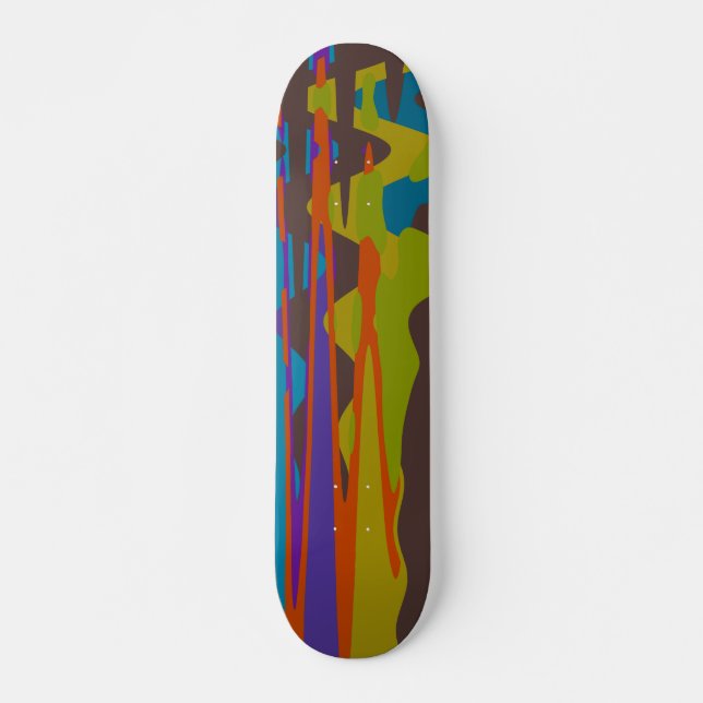 Chromatic Forest Skateboard (Front)