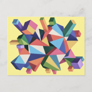 Chromatic Fragment Field Postcard