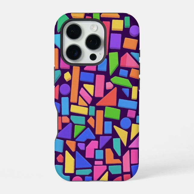 Chromatic Geometry iPhone Case (Back)