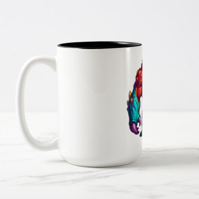 Chromatic Hellbeast Two-Tone Coffee Mug (Left)