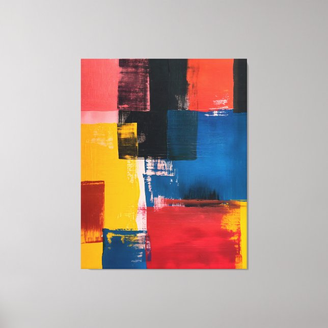 Chromatic Intersections Canvas Print (Front)