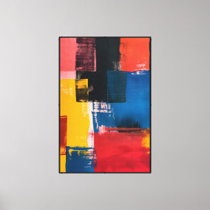 Chromatic Intersections Canvas Print