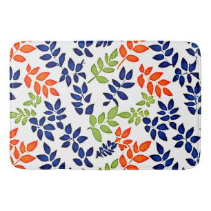 Chromatic Leaf Repeat Bath Mat