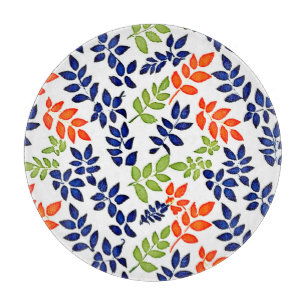 Chromatic Leaf Repeat Cutting Board