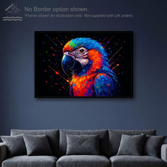 Chromatic Parrot – Wall Art Print (Creator Uploaded)