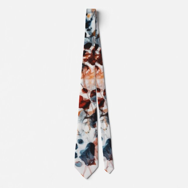  Chromatic Paw Prints Tie (Front)