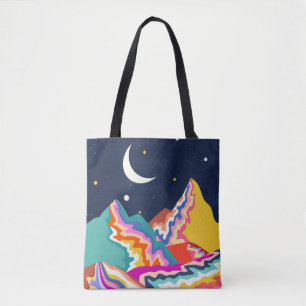 Chromatic Peaks Tote Bag
