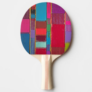 Chromatic Quilt Ping Pong Paddle