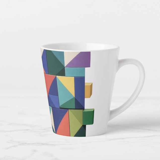 Chromatic Structure Latte Mug (Right)