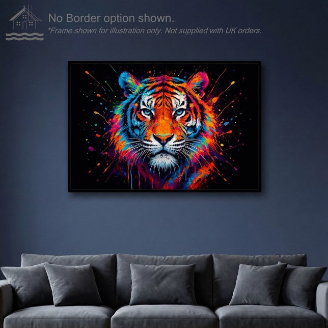 Chromatic Tiger – Wall Art Print (Creator Uploaded)
