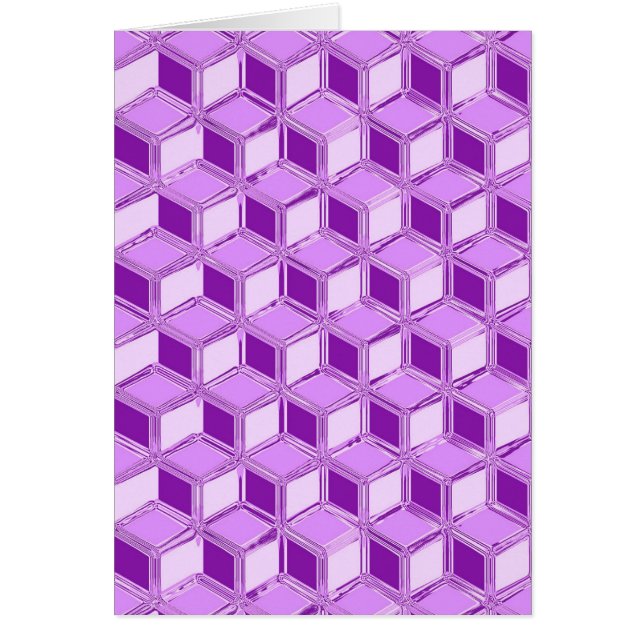 Chrome 3-d boxes - violet purple (Front)