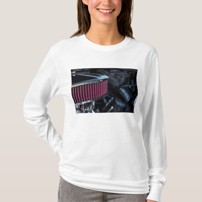 Chrome Air Intake Long Sleeve T-Shirt (Front)