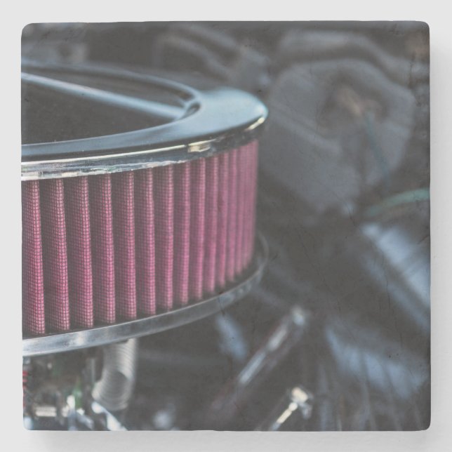 Chrome Air Intake Stone Coaster (Front)
