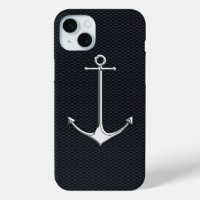 Chrome Anchor on Honeycombs Nautical Lifestyle