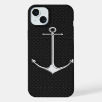 Chrome Anchor on Snake Skin Nautical Lifestyle