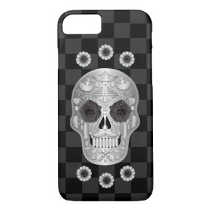 Chrome Calavera (Black Rose) Case-Mate iPhone Case