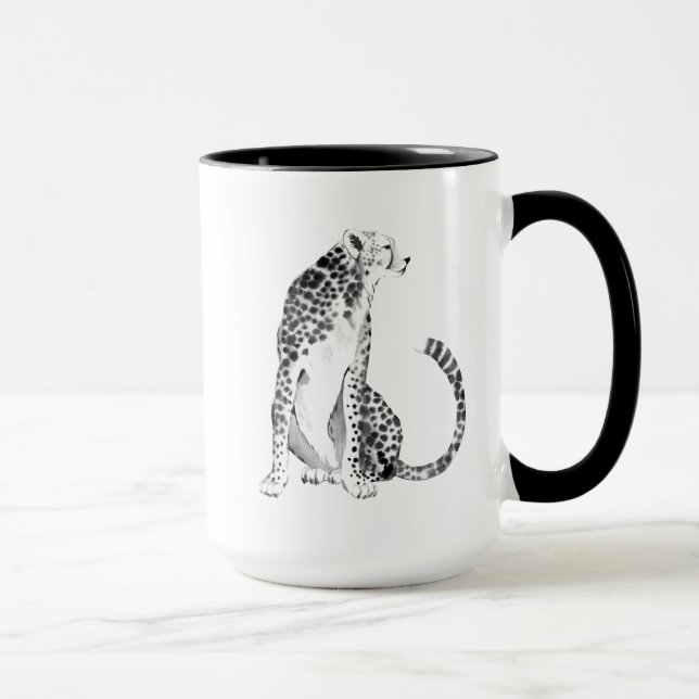 Chrome Cheetah Mug (Right)