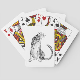 Chrome Cheetah Playing Cards