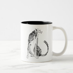 Chrome Cheetah Two-Tone Coffee Mug