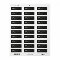 Chrome & Faux Leather Winged Heart Address Label
