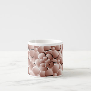 Chrome Flowers - Copper Espresso Cup