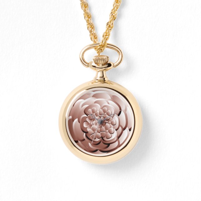 Chrome Flowers - Copper Watch (Front)