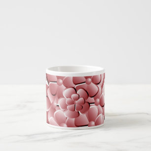 Chrome Flowers - Rubescent Espresso Cup