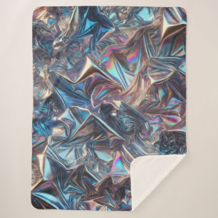 Chrome Foil Ultra-Cosy Blanket – Futuristic Shine