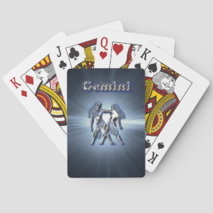 Chrome Gemini Playing Cards
