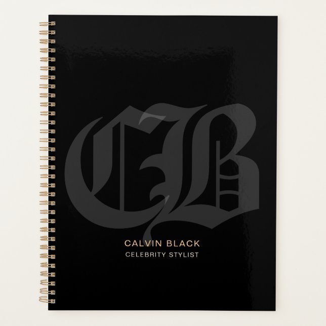 Chrome Hearts Professional Modern Minimalist Style Planner (Front)