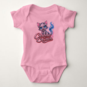 Chrome Kitten Baby Bodysuit