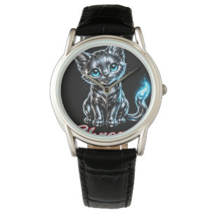Chrome Kitten Mens Ageless Watch - Leather