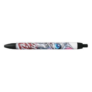 Chrome Kitten Pen with Black ink