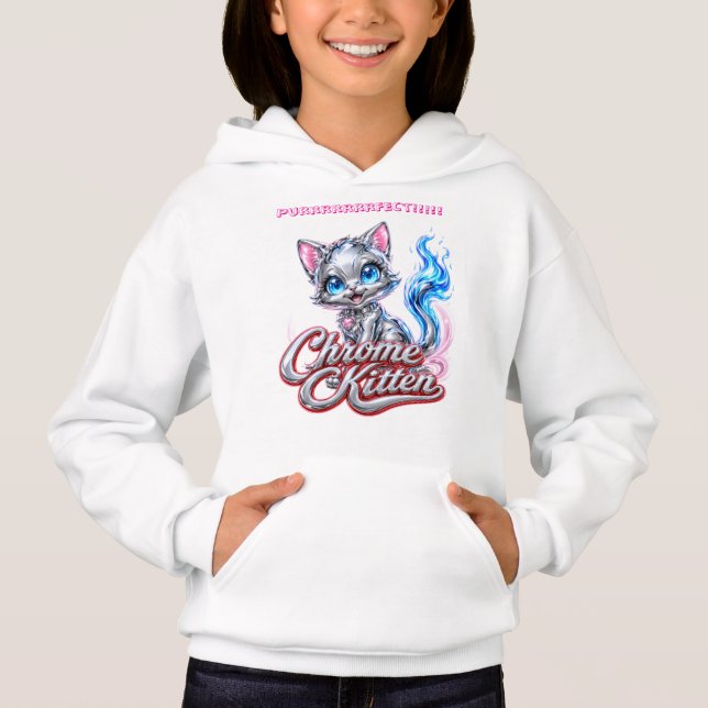 Chrome Kitten " Supacute" Hoodie (Front)