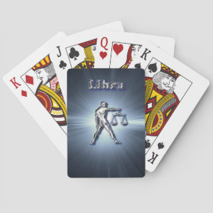 Chrome Libra Playing Cards