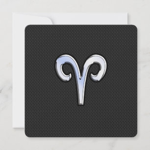 Chrome Like Aries Zodiac Sign