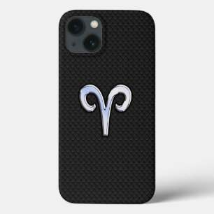Chrome Like Aries Zodiac Sign iPhone 13 Case