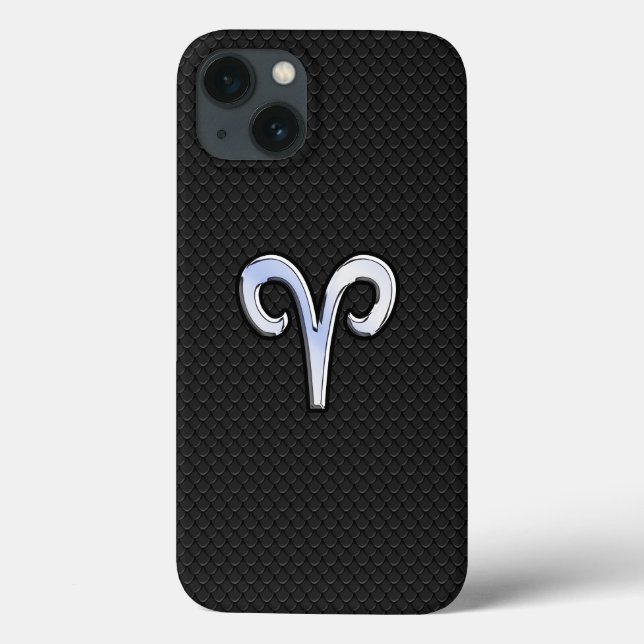 Chrome Like Aries Zodiac Sign Case-Mate iPhone Case (Back)