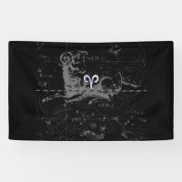 Chrome like Aries Zodiac Sign on Hevelius