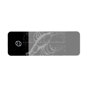Chrome like Cancer Zodiac Sign on Hevelius