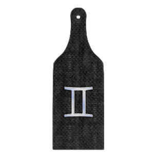 Chrome Like Gemini Zodiac Sign Cutting Board