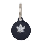 Chrome Like Maple Leaf on Carbon Fibre style