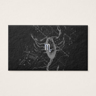 Chrome like Scorpio Zodiac Sign on Hevelius Decor