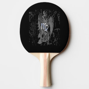Chrome looks Virgo Zodiac Sign on Hevelius Ping Pong Paddle