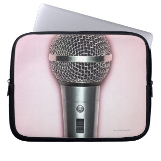 Chrome Microphone Laptop Sleeve