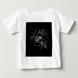 Chrome Sagittarius Zodiac Sign Hevelius circa 1690 Baby T-Shirt