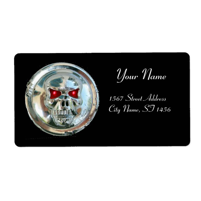 CHROME SKULL Black (Front)