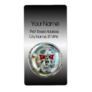 CHROME SKULL ON THE STEEL