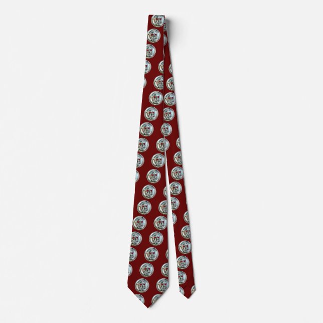 CHROME SKULL TIE (Front)