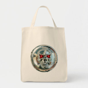 CHROME SKULL TOTE BAG